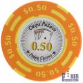 Pokerfiches "CHIPS PALACE 0.25" - in clay composite met metalen inleg - 14g - te koop per stuk