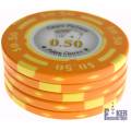 Ficha de póker "CHIPS PALACE 0.25" - de arcilla compuesta con inserción de metal - 14g - disponible para la venta individualment