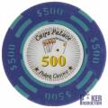 "CHIPS PALACE 0.25" poker chip - made of clay composite with metal insert - 14g - sold individually