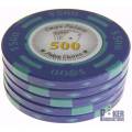 Pokerfiches "CHIPS PALACE 0.25" - in clay composite met metalen inleg - 14g - te koop per stuk