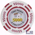 Ficha de pôquer "CHIPS PALACE 0.25" - em compósito de argila com inserção de metal - 14g - à venda individualmente