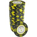 Poker chip "CHIPS PALACE 0.25" - in clay composite with metal insert - 14g - sold individually