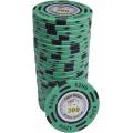 Ficha de poker "CHIPS PALACE 0.25" - em compósito de argila com inserção de metal - 14g - à venda individualmente.