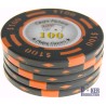 Poker chip "CHIPS PALACE 100" - made of clay composite with metal insert - 14g - sold individually.