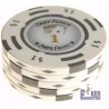 Ficha de póker "CHIPS PALACE 1" - en arcilla compuesta con inserto de metal - 14g - disponible para la venta por unidad.