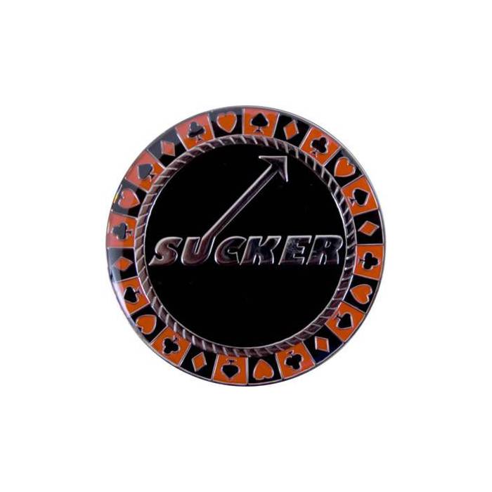 Card-Guard SUCKER - en laiton – 2 faces différentes – 50mm de diamètre