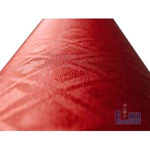 Poker Table Fabric "SUITED RED" - perfect glide - highly durable - made of polyester.