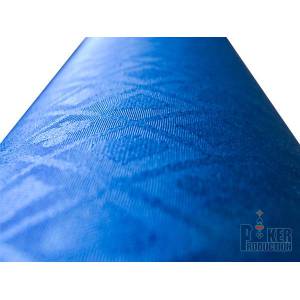 Poker table fabric "SUITED BLUE" - perfect gliding - highly durable - made of polyester.