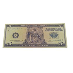 Pack of "25 counterfeit $200 bills" - bank paper imitation - printed on both sides.