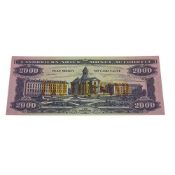 Pack of "25 counterfeit $200 bills" - bank paper imitation - printed on both sides.