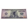 Liasse de "25 billets factices de 10$" – imitation papier de banque - deux faces imprimées