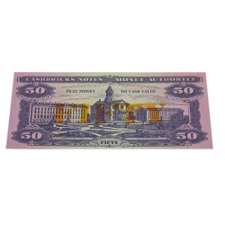 Liasse de "25 billets factices de 10$" – imitation papier de banque - deux faces imprimées