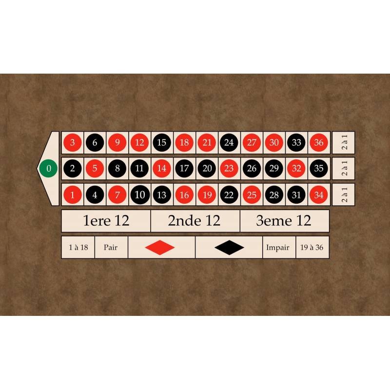 "Brown 'ENGLISH ROULETTE' Rug - 130 x 80 cm - rectangular - neoprene jersey."