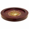 "ACAJOU 45" is a French casino roulette - Single 0 - 45 cm in diameter - metal center - with 2 balls.