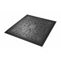 Spielmatte "ARABESQUE GRÜN" - Neopren-Jersey - 60 x 60 cm - Quadrat