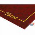 Tapis de Tarot VERT - en suédine - 60x60cm