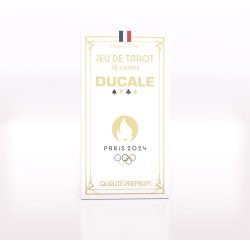 DUCALE MULTIJEUX JO PARIS 2024 heißt auf Deutsch: DUCALE MULTIJEUX OLYMPIADE PARIS 2024.