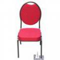 Silla para mesa de póker "CARDROOM NOIRE" - marco metálico - espuma densa - fácilmente apilable