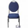 Silla para mesa de póker "CARDROOM NOIRE" - marco metálico - espuma densa - fácilmente apilable
