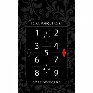 Tapete de Jogo "LA BOULE RED" - 130 x 80 cm - malha de neoprene - 4 cores