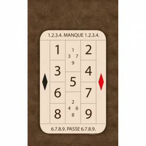 "Spielmatte" LA BOULE RED" - 130 x 80 cm - Neopren-Jersey - 4 Farben"