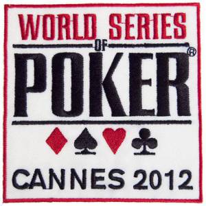 Patch brodé : WSOP Cannes 2012 – autocollant