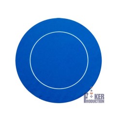 "ECO ROUND BLACK" Poker Mat - 90 cm - made of neoprene jersey.