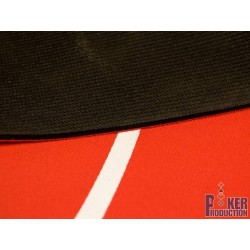 Tappeto da poker "ECO ROTONDO NERO" - 90 cm - in jersey di neoprene