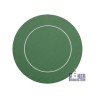 Poker mat "GREEN ECO ROUND" - 120 cm - made of neoprene jersey.