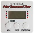 TIMER UFFICIALE PER TORNEI DI POKER - con clip - funziona con una batteria AAA