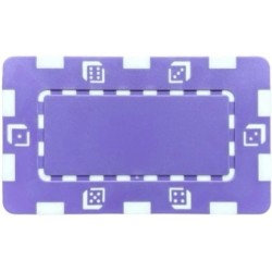 Plaque de poker "DICE GRIS" - en plastique ABS - 75 mm x 45 mm