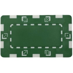 Pokerskylt "DICE GRÅ" - i ABS-plast - 75 mm x 45 mm