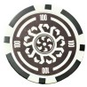 Poker chips "CELTIC 1" - 12g - made of ABS with metal insert - in rolls of 25 chips.