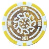 Poker chips "CELTIK 1" - 12g - in ABS with metal insert - by rolls of 25 chips