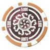 Poker chips "CELTIK 1" - 12g - in ABS met metalen inzetstuk - per rol van 25 chips
