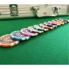 Pokerchips "CELTIK 2" - 12g - i ABS med metallinsats - i rullar om 25 chips