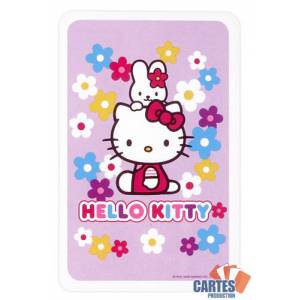 Caixa de metal Hello Kitty - 2 jogos de cartas + 1 figura