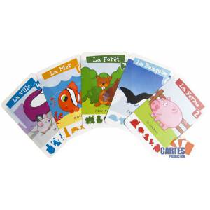 7 Familien "MEINE LIEBLINGSTIERE" - Das französische Spiel von Ducale 

Das Brettspiel "MEINE LIEBLINGSTIERE" ist ein beliebtes 