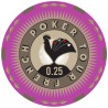 Ficha de pôquer "FRENCH POKER TOUR 0.25" - em cerâmica - 10g - vendida individualmente