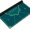 Tappeto da poker "OLD FASHIONED SQUARE XL" - 100 x 100 cm x 2mm - jersey in neoprene