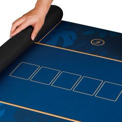 Tapete de póquer "PALM LEAF" - 180 x 90 cm x 2 mm - tejido de neopreno.