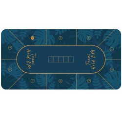 Tapis de poker "PALM LEAF XL" - 200 x 100 cm x 2mm- jersey néoprène