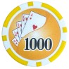 "Poker chips 'YING YANG 1000' - made of ABS with metal insert - roll of 25 chips - 11.5 g"