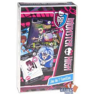 Jeu des 7 familles Monster High - Jeu de 42 cartes