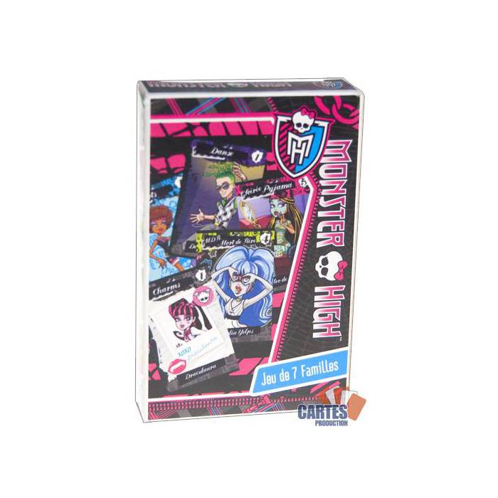 Jeu des 7 familles Monster High - Jeu de 42 cartes