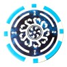 Pokerchips "CELTIK 2" - 12g - in ABS met metalen inleg - per rol van 25 chips