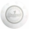 Poker chip "DIAMOND 1" - 14g - made of clay composite with metal insert - sold individually.