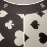 Pokerturneringsbord "BLACK" - hopfÃ¤llbara ben - dealerplats - 10 spelare