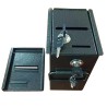 Drop Box "DOUBLE FERMETURE" - pour table de casino - en métalDrop Box "DUBBELE SLUITING" - voor casinotafel - van metaal