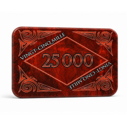 Pokerbricka "MARBRE 25000"...